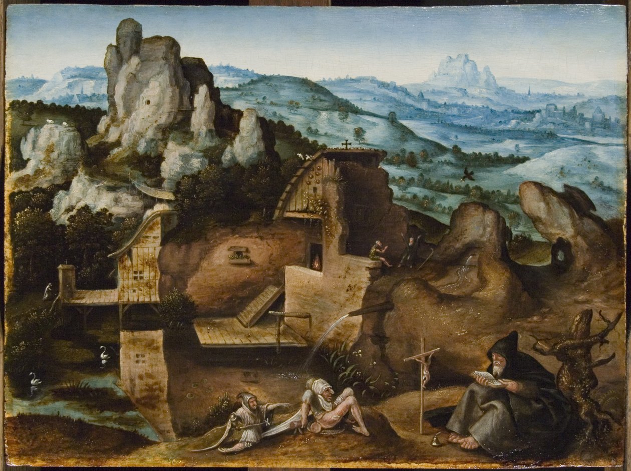 Pyhän Antoniuksen kiusaus tekijältä Joachim Patinir