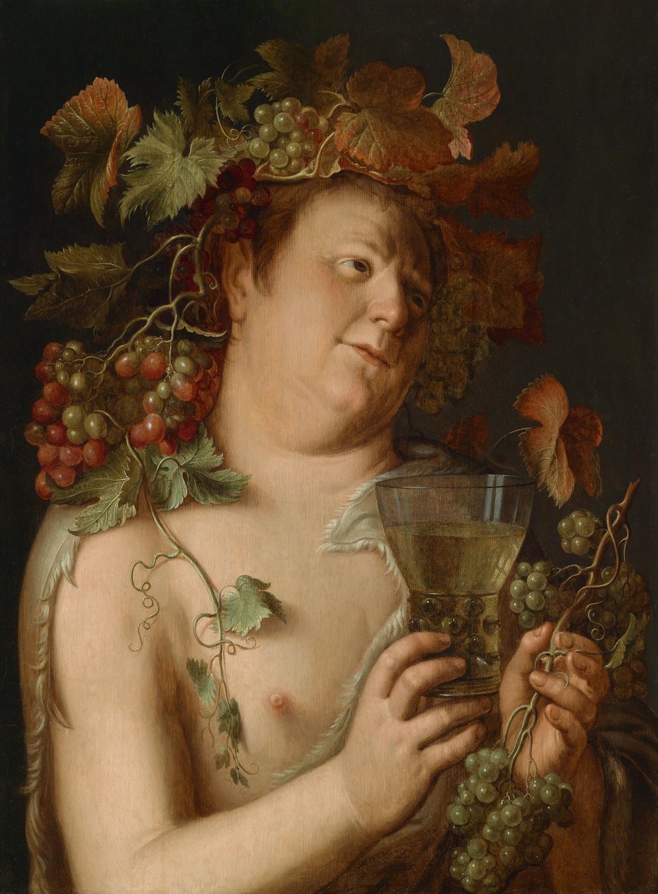 Bacchus tekijältä Joachim Wtewael or Utewael