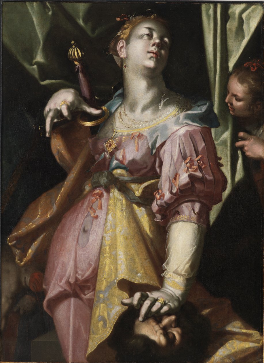 Judith ja Holofernesin pää tekijältä Joachim Wtewael or Utewael