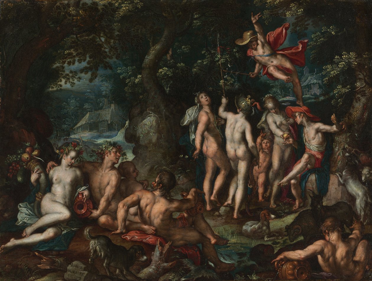 Pariisin tuomio tekijältä Joachim Wtewael or Utewael