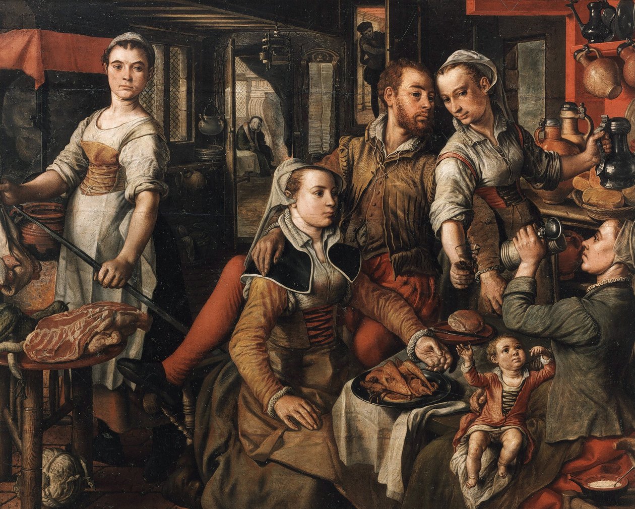 Allegoria huolimattomuudesta Allegoria huolimattomuudesta, 1563. tekijältä Joachim Beuckelaer