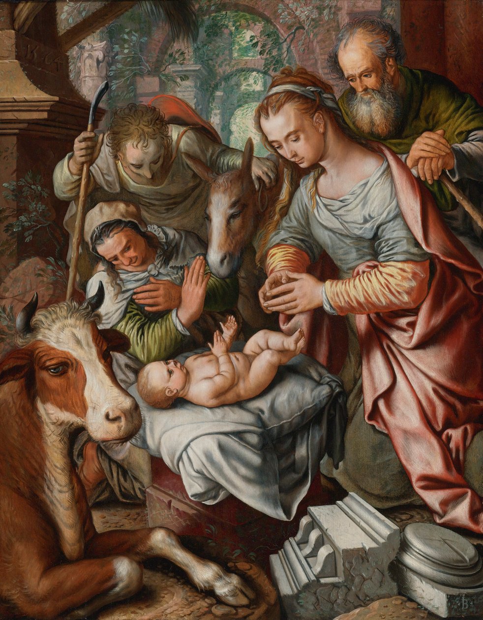 Paimenten palvonta tekijältä Joachim Beuckelaer