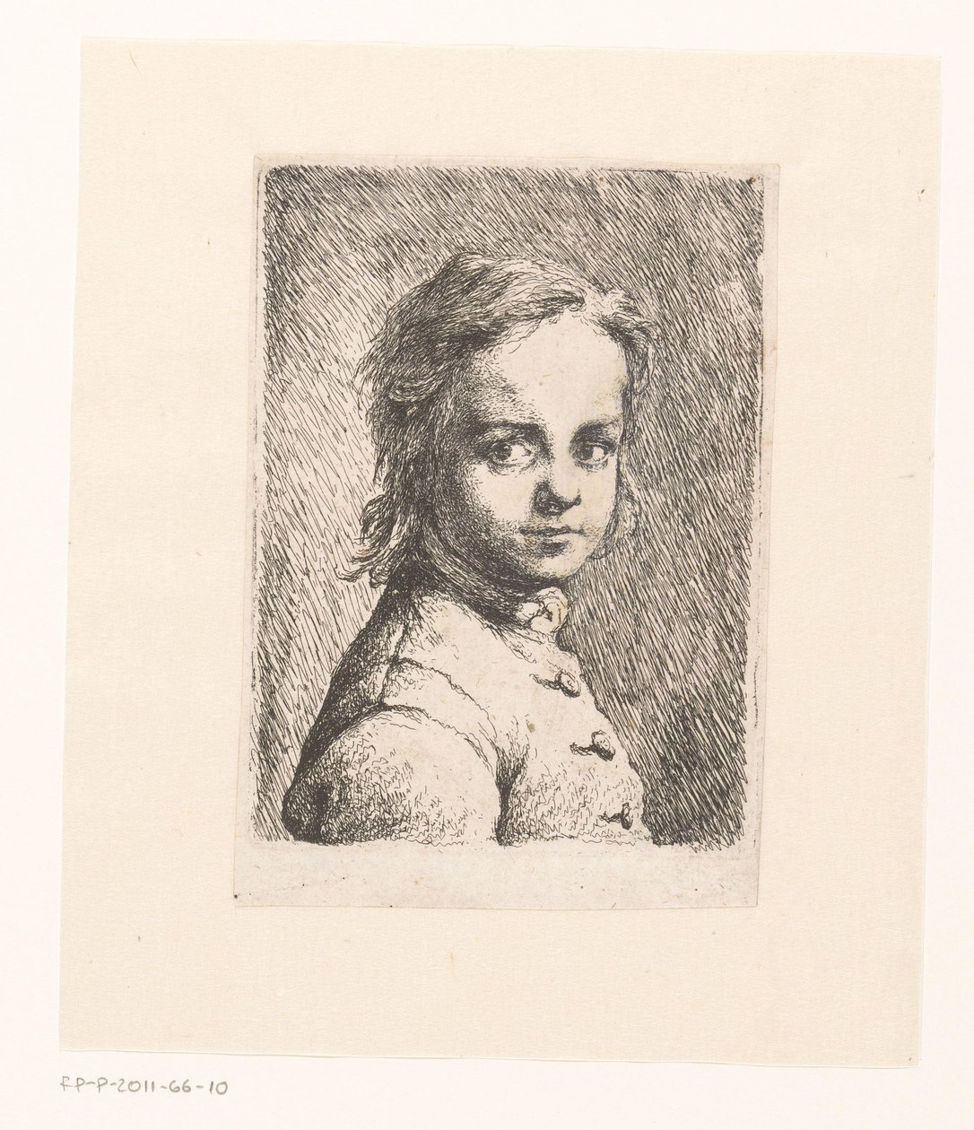 Tuntemattoman pojan muotokuva tekijältä Joachim Martin Falbe (attributed to)