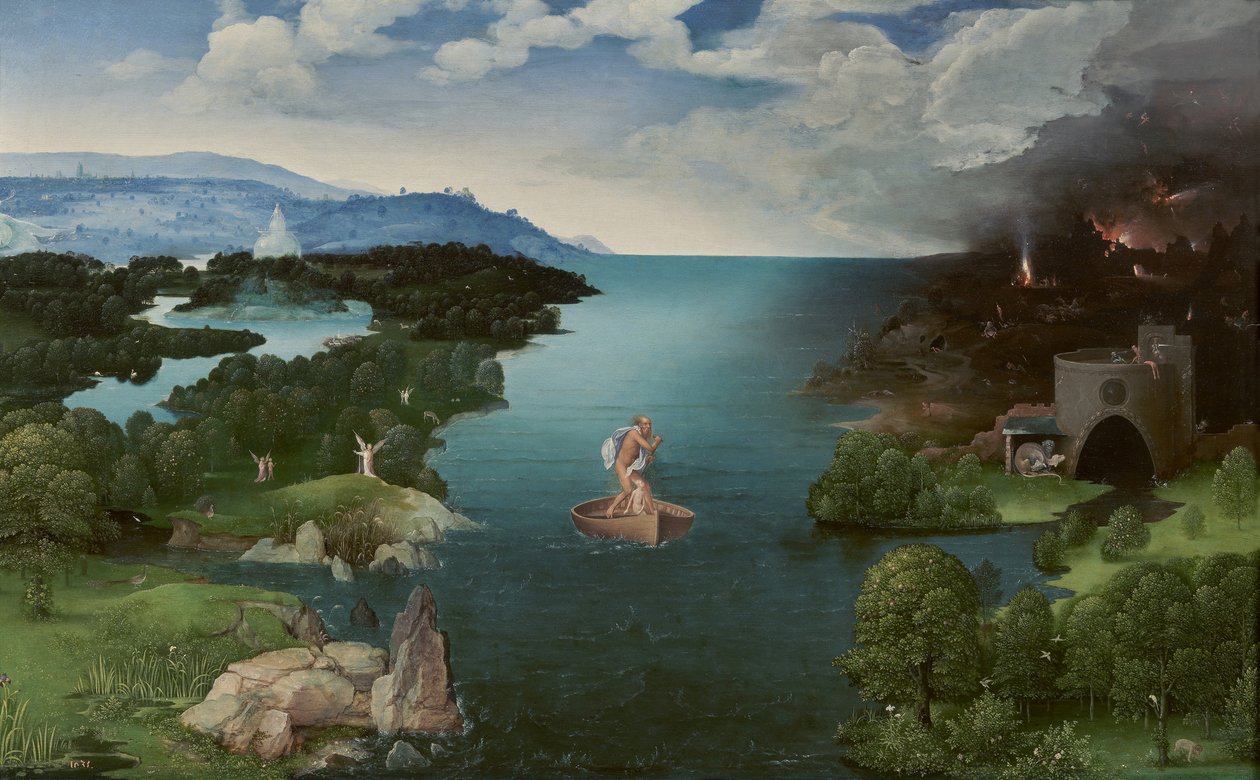 Charon ylittää Styxin tekijältä Joachim Patinir