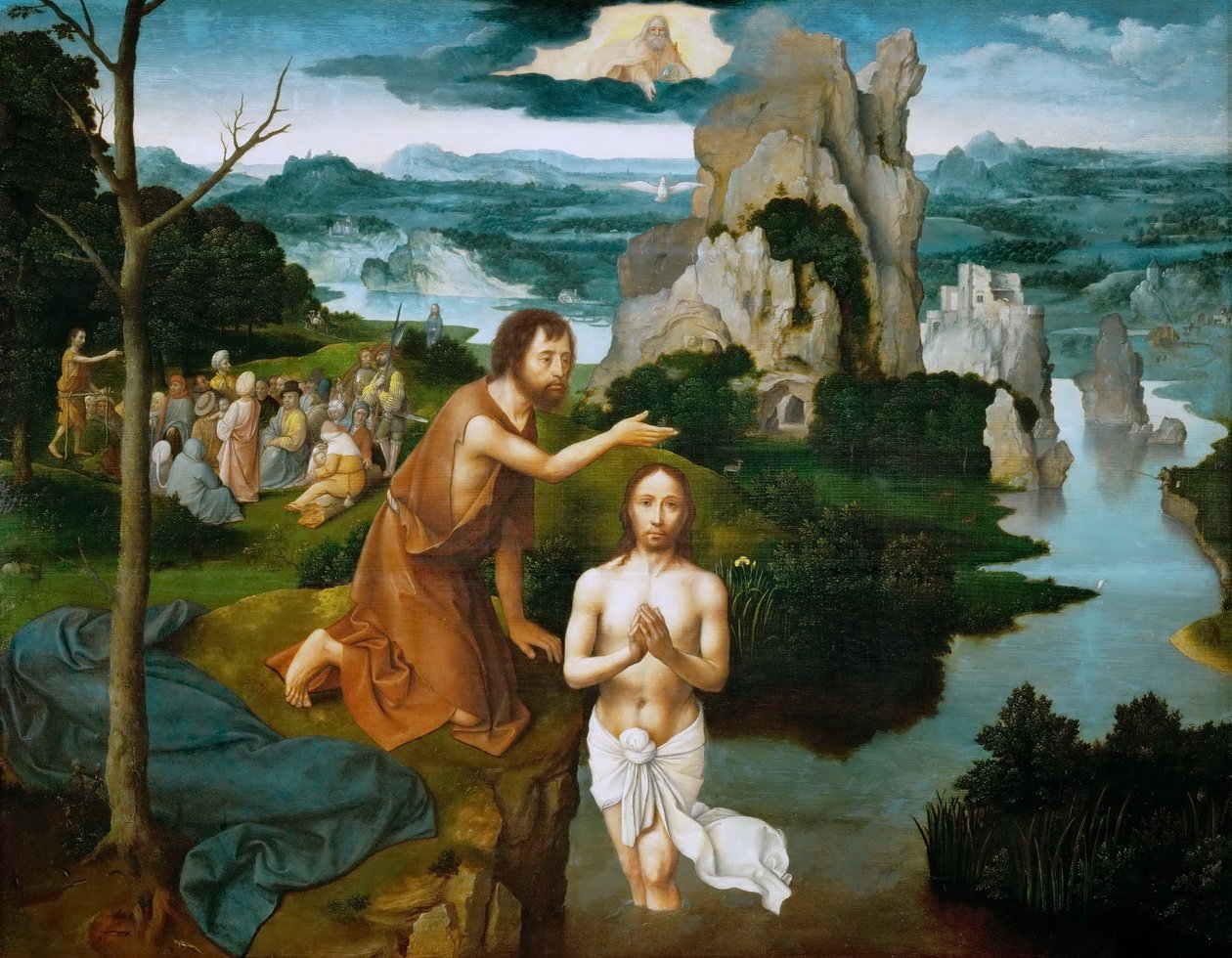 Kristuksen kaste tekijältä Joachim Patinir