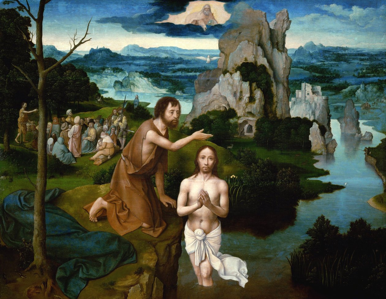 Kristuksen kaste tekijältä Joachim Patinir