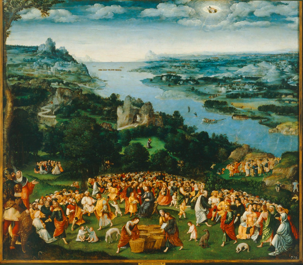 Leivän lisääntyminen ... (öljy kankaalle) tekijältä Joachim Patinir