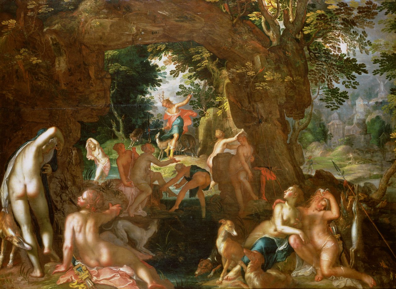 Huonekalut ja erilaiset esineet 1100- ja 1300-luvuilta tekijältä Joachim Wtewael or Utewael