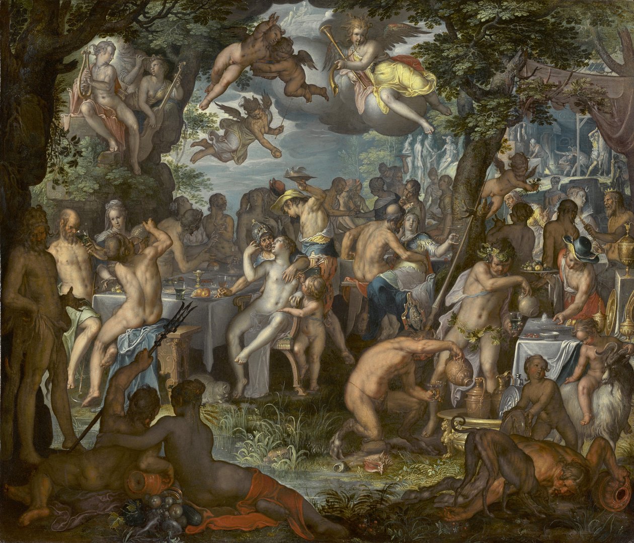 Peleuksen ja Thetisin häät 1612 tekijältä Joachim Wtewael or Utewael