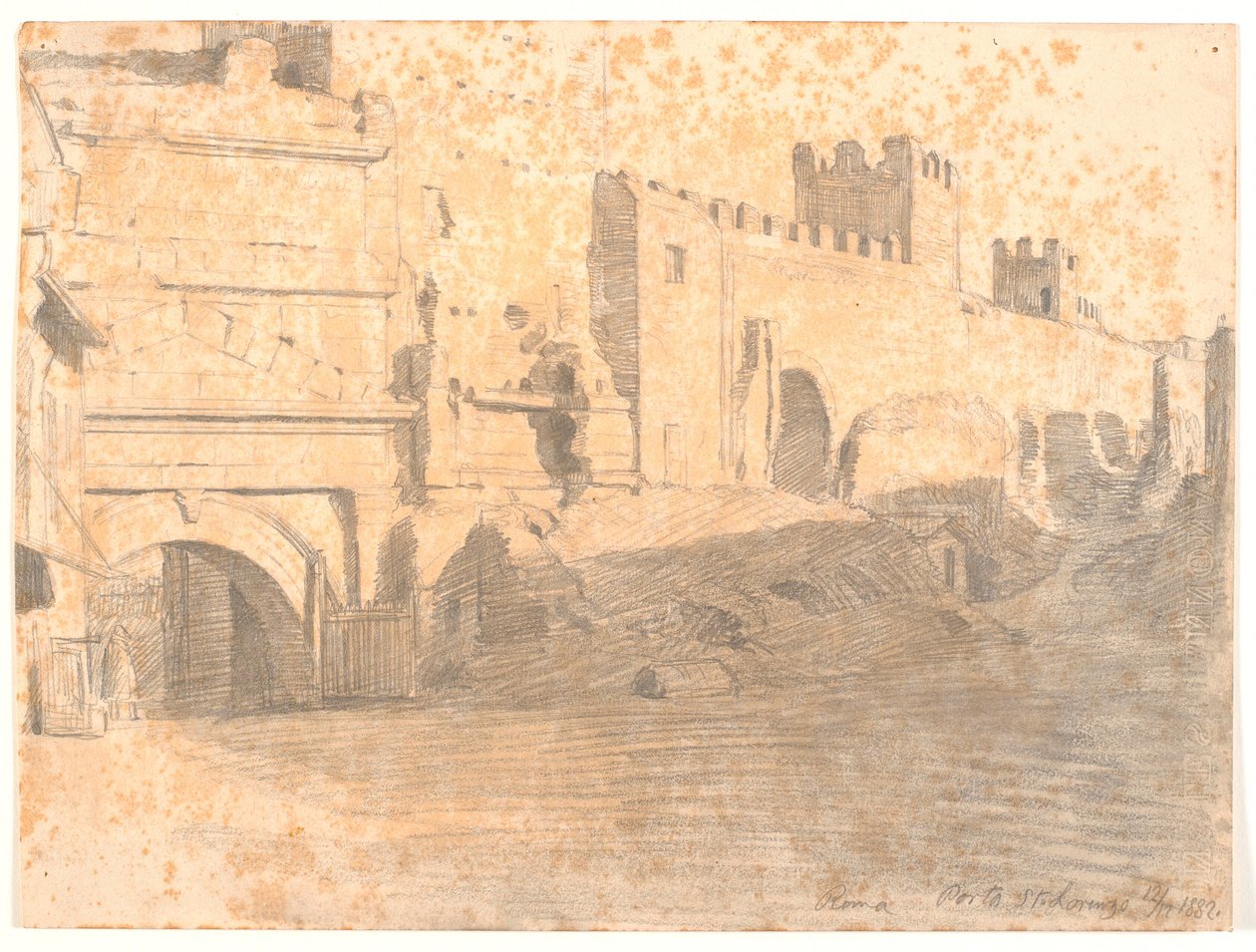 Porta San Lorenzo tekijältä Joakim Frederik Skovgaard