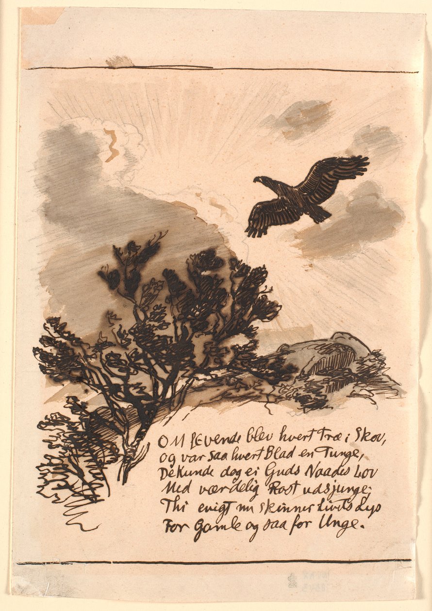 Luonnos elokuvasta "The Eagle" tekijältä Joakim Frederik Skovgaard