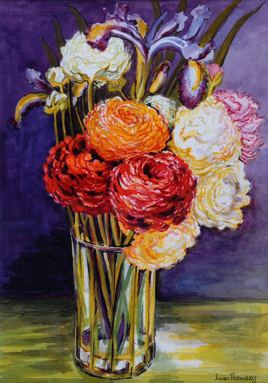 Ranunculus lasissa 2000 tekijältä Joan Thewsey