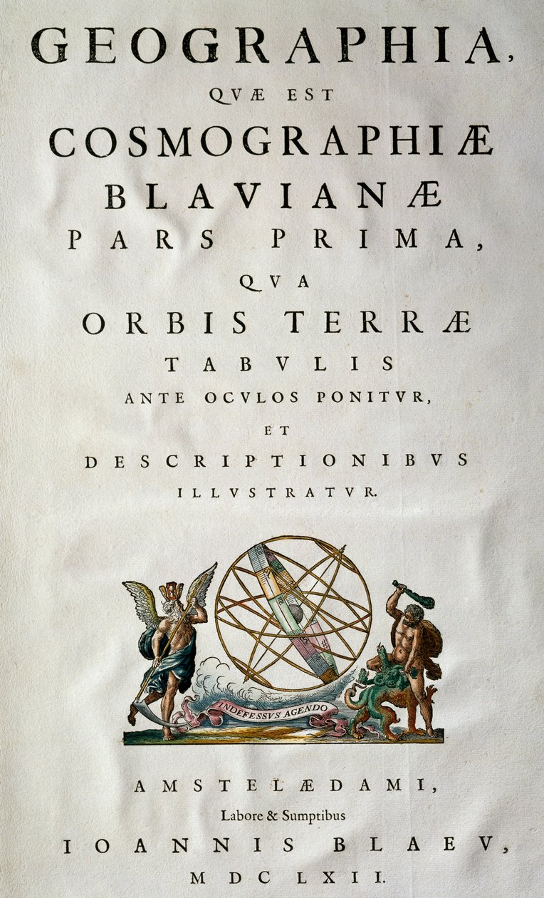 Atlas Maior, sive cosmografphiae Blaviana, atlas Joan Blaeu (1596-1673) tekijältä Joan Blaeu