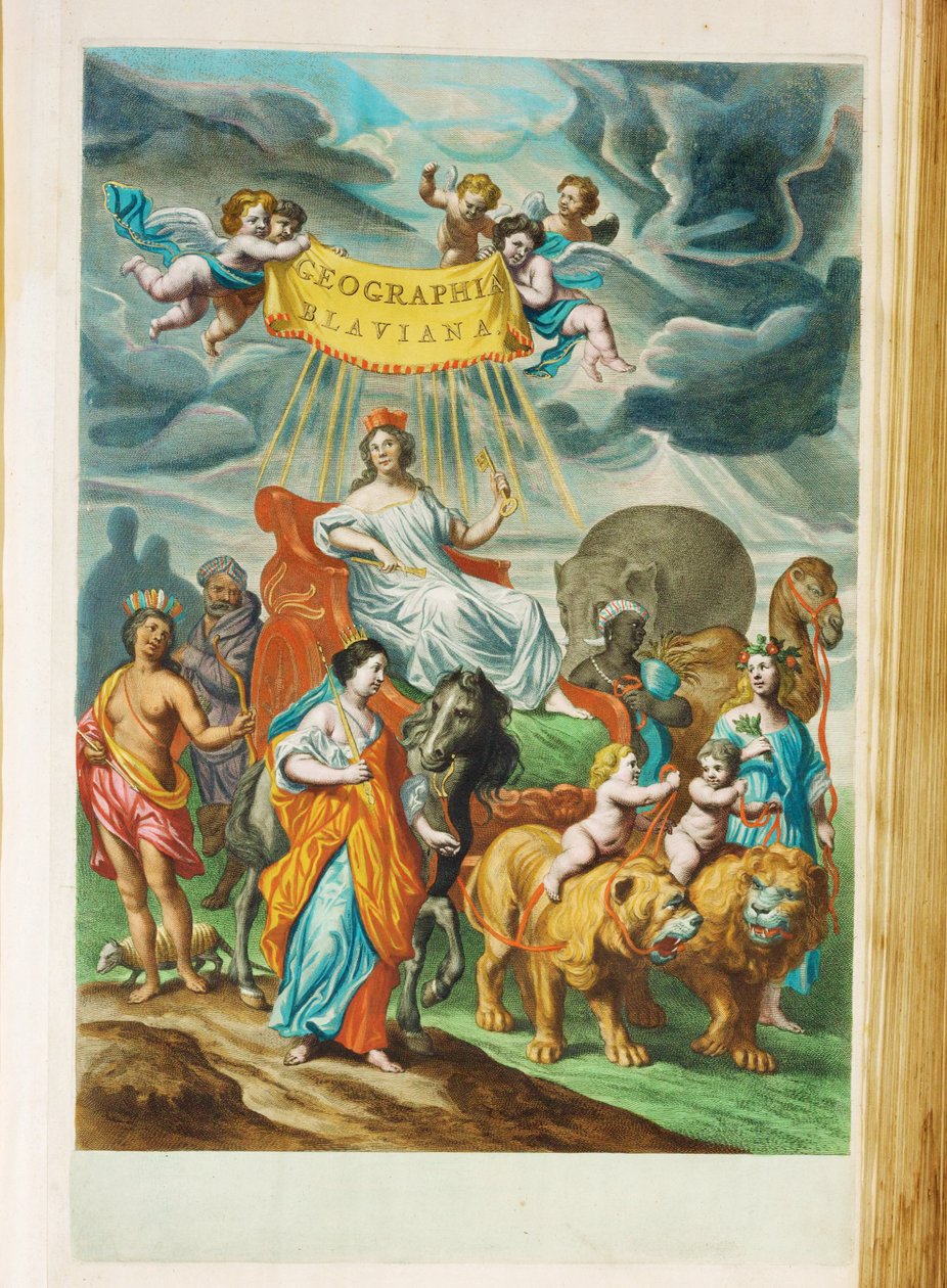 Joan Blaeun Atlas Major, julkaistu Amsterdamissa ... (tulosta). tekijältä Joan Blaeu