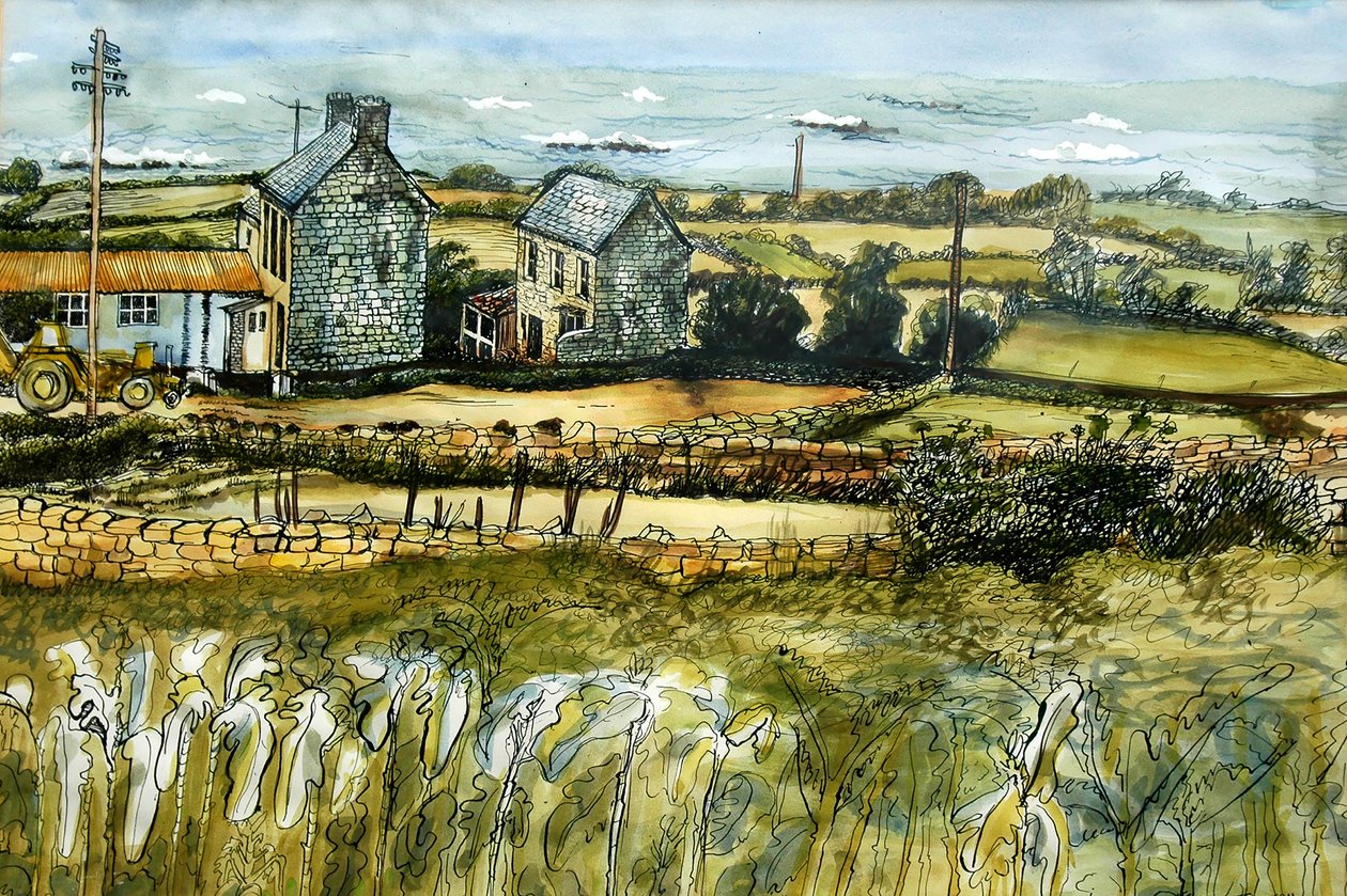 Maatila ja meri, LEtacq, 2012, tekijältä Joan Thewsey