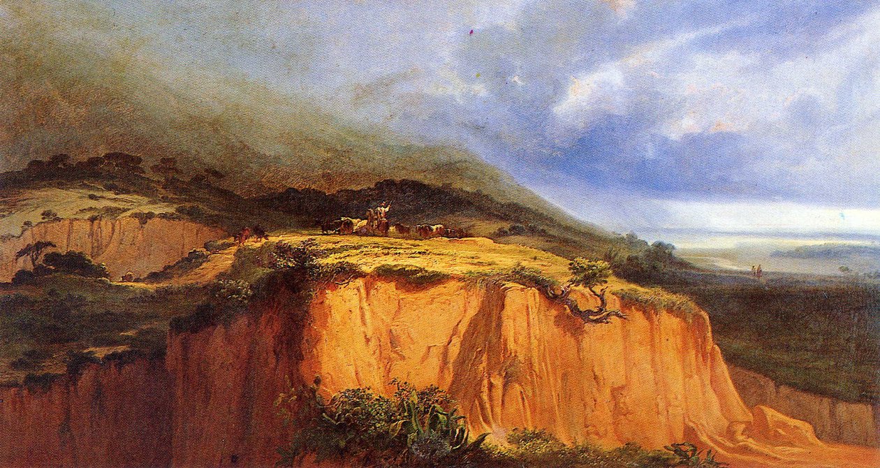 Pintura de paisagem naturalismo tekijältä Joao Cristino da Silva