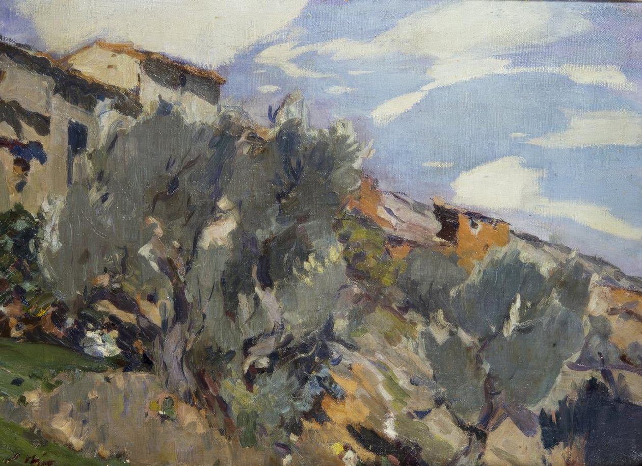 Kylä, orange grove tekijältä Joaquim Mir i Trinxet