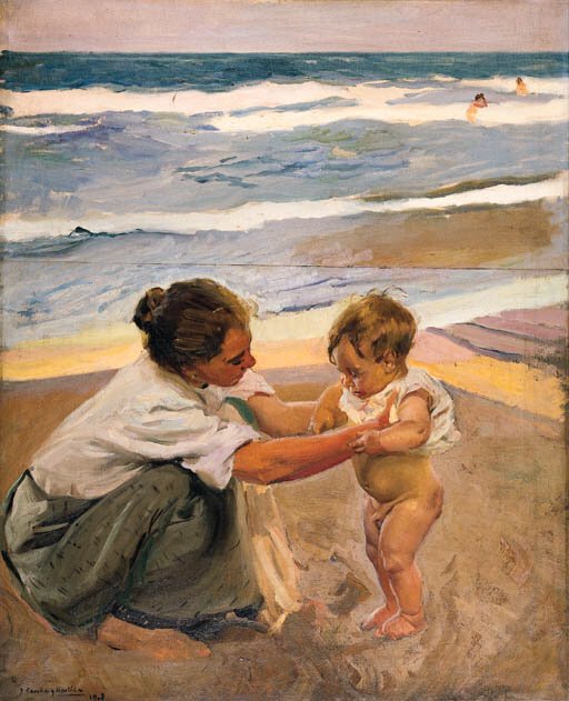 A la Orilla del Marn tekijältä Joaquín Sorolla