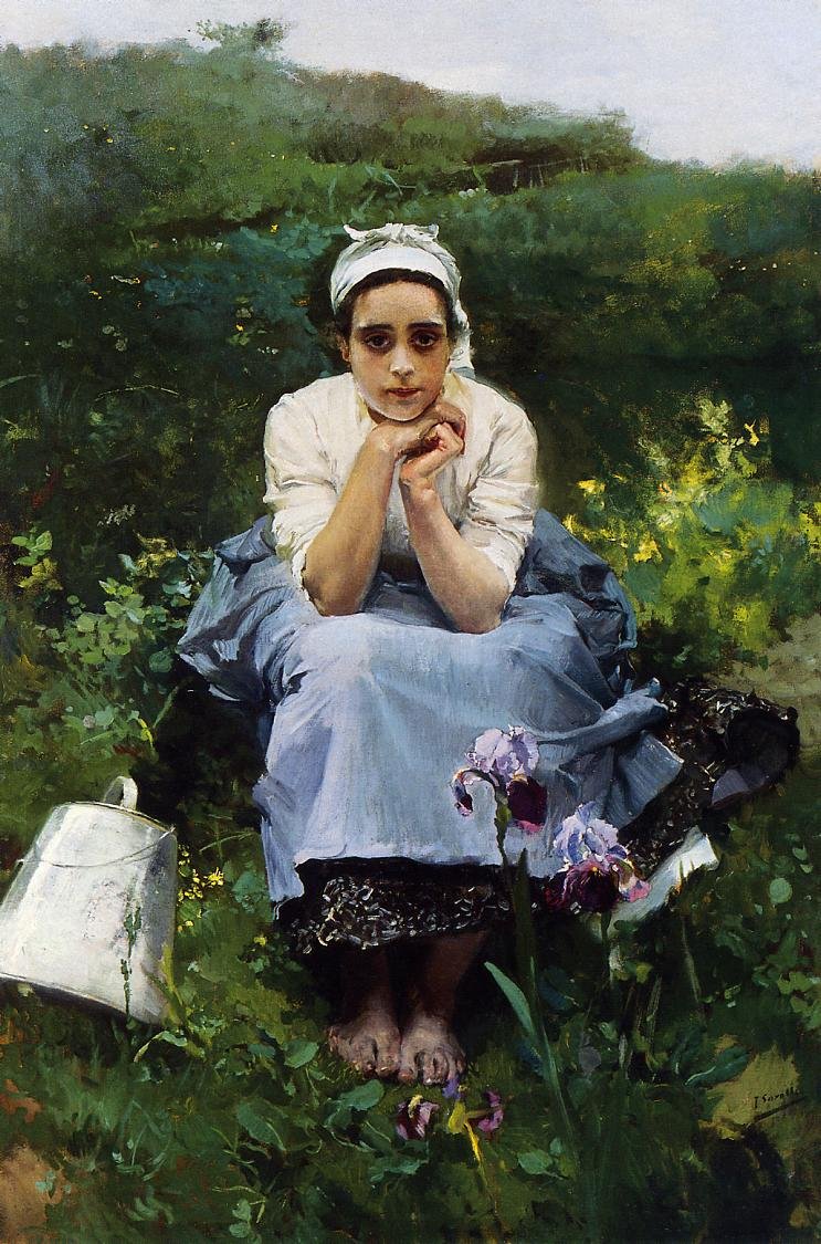 Maitotyttö tekijältä Joaquín Sorolla