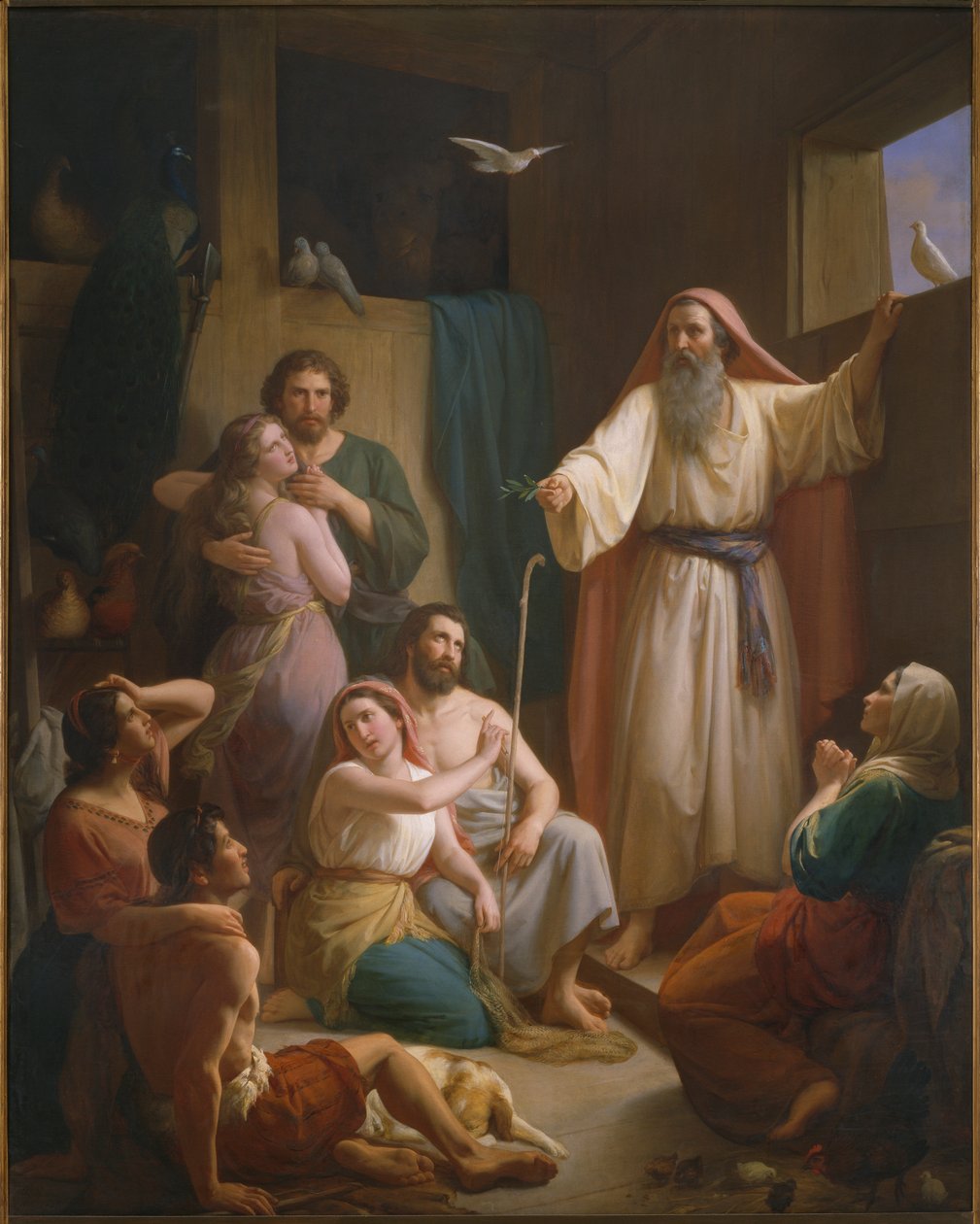 Nooan arkin sisustus, 1857 tekijältä Joaquin oe Joaquim Ramirez