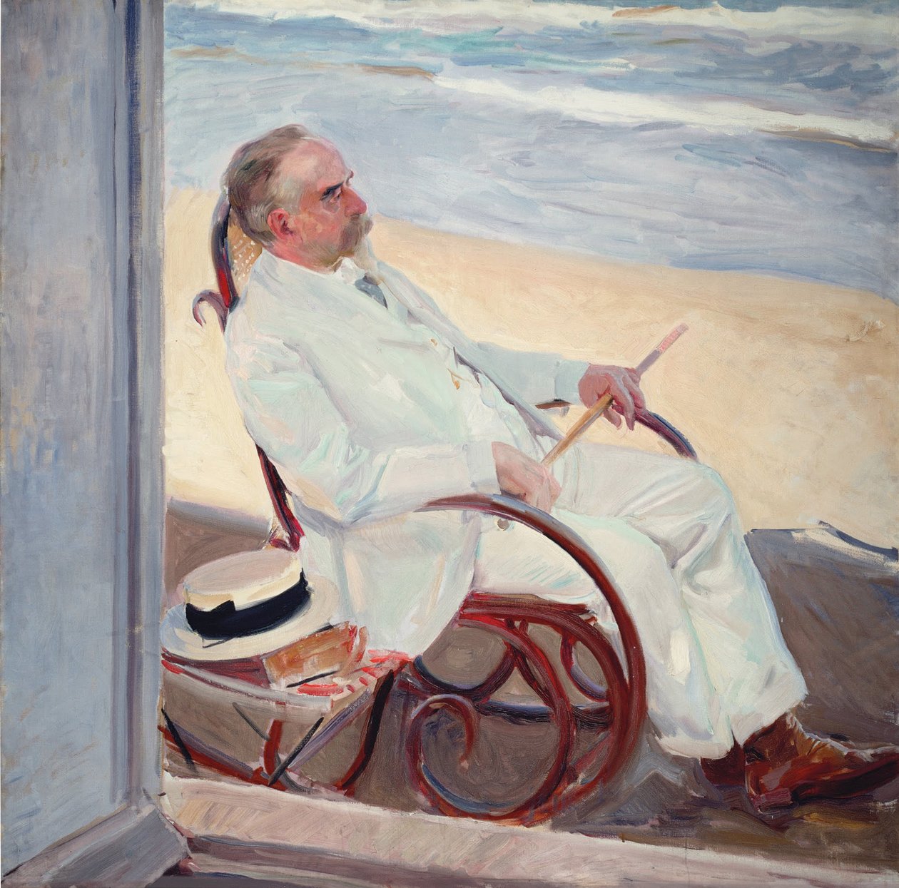 Antonio García rannalla tekijältä Joaquín Sorolla
