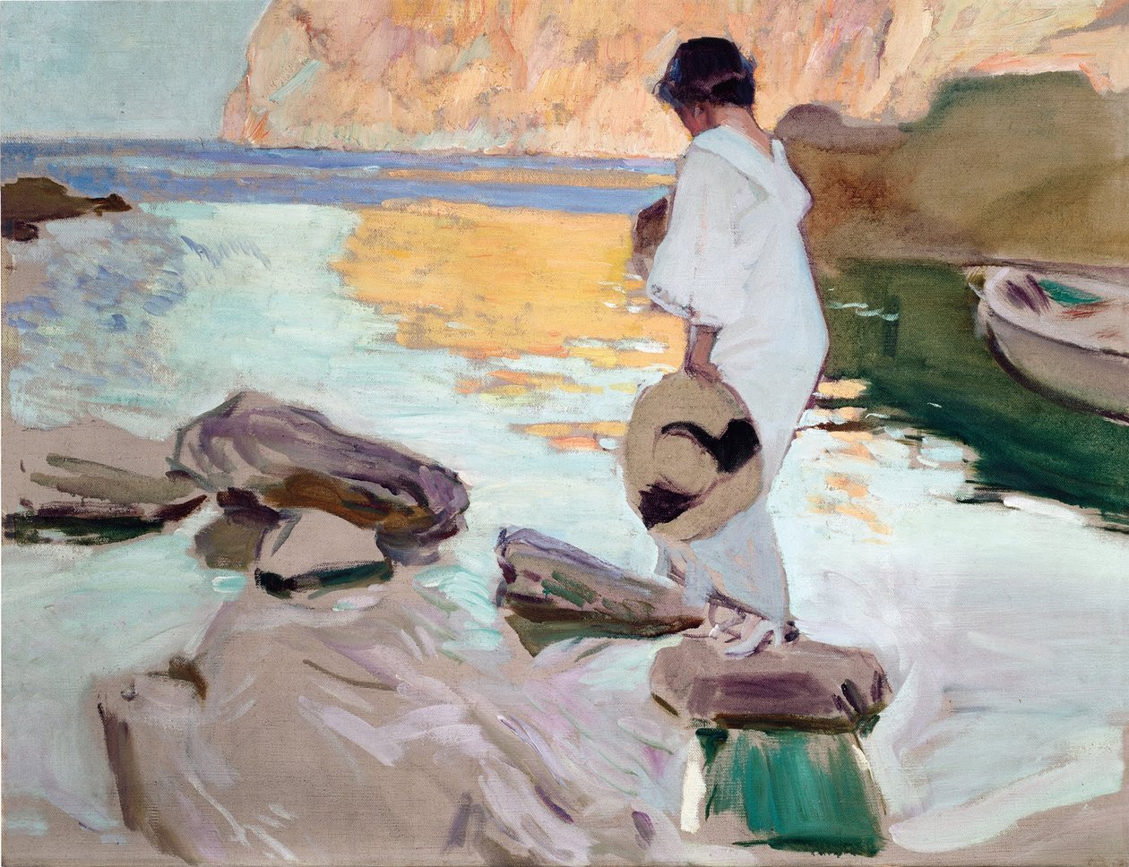 Elena Cala de San Vicentessä tekijältä Joaquín Sorolla