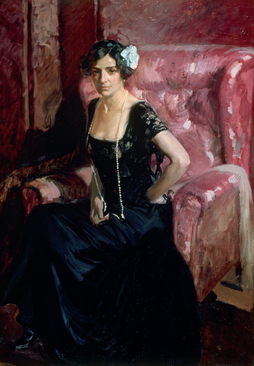 Clotilde iltapuvussa tekijältä Joaquín Sorolla