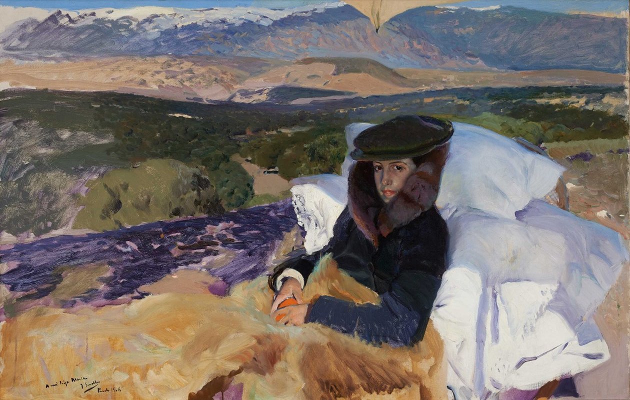 Toipilas Maria El Pardossa, 1906. tekijältä Joaquin Sorolla y Bastida