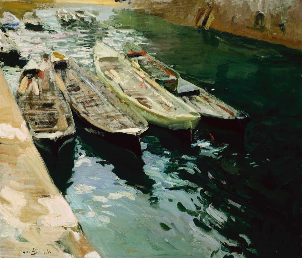 Drifters, Zarautz, lähellä San Sebastiania tekijältä Joaquin Sorolla y Bastida