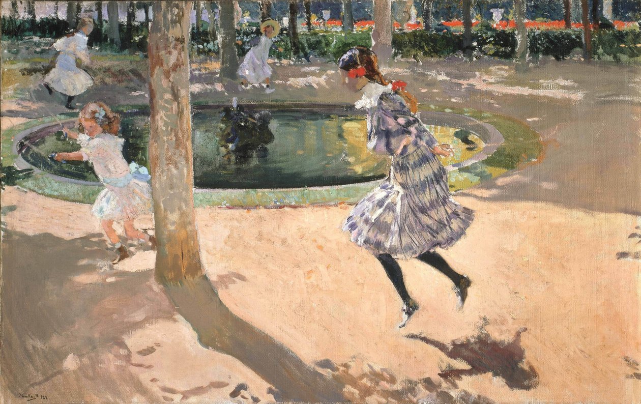 Hyppynaru, La Granja tekijältä Joaquin Sorolla y Bastida