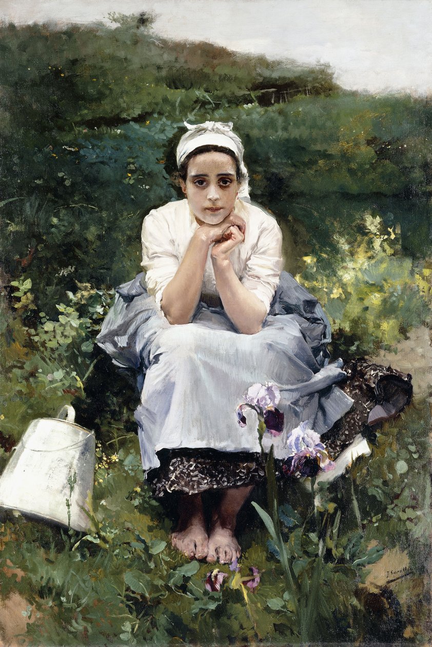 Maitotar, n. 1890 tekijältä Joaquín Sorolla