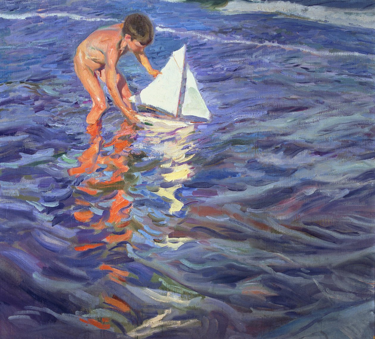 El jove navegant finlandès tekijältä Joaquin Sorolla y Bastida