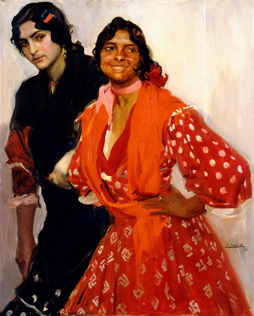 Kaksi mustalaista; Kaksi mustalaista, 1913 tekijältä Joaquín Sorolla