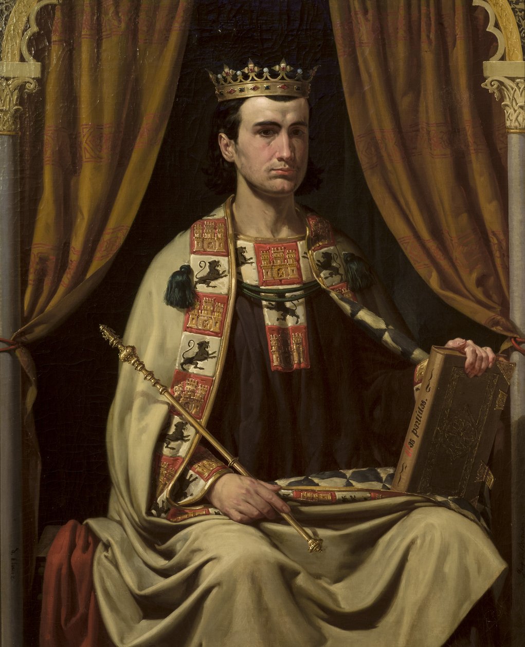 Alfonso X el Sabio tekijältä Joaquín Domínguez Bécquer