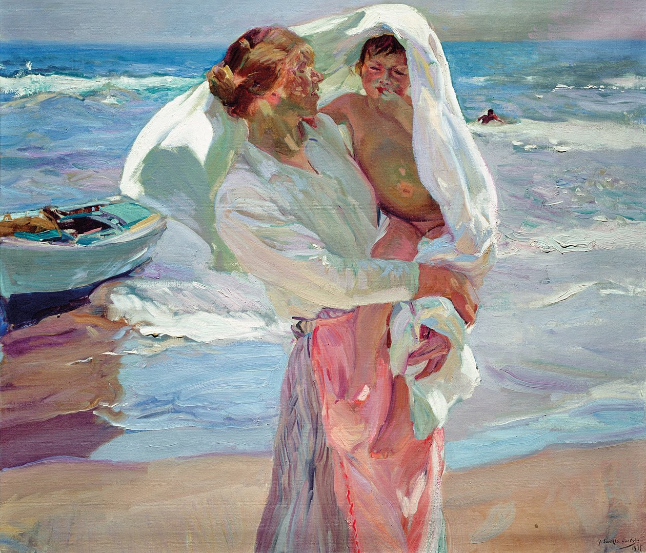Uimisen jälkeen tekijältä Joaquín Sorolla