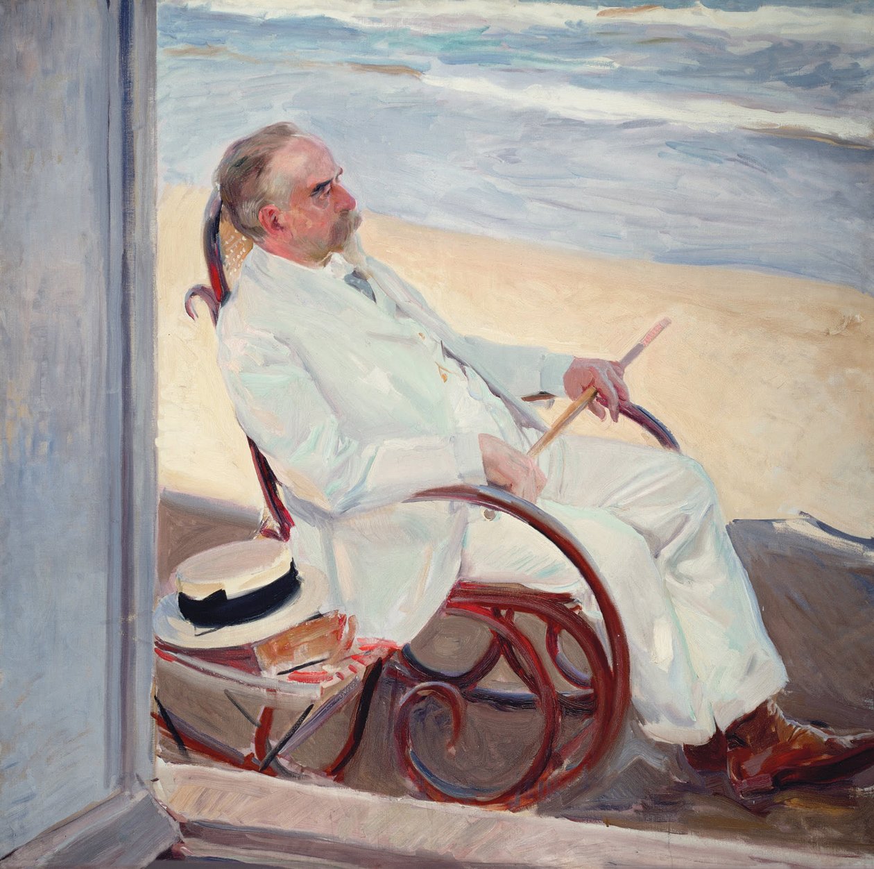 Antonio García rannalla tekijältä Joaquín Sorolla
