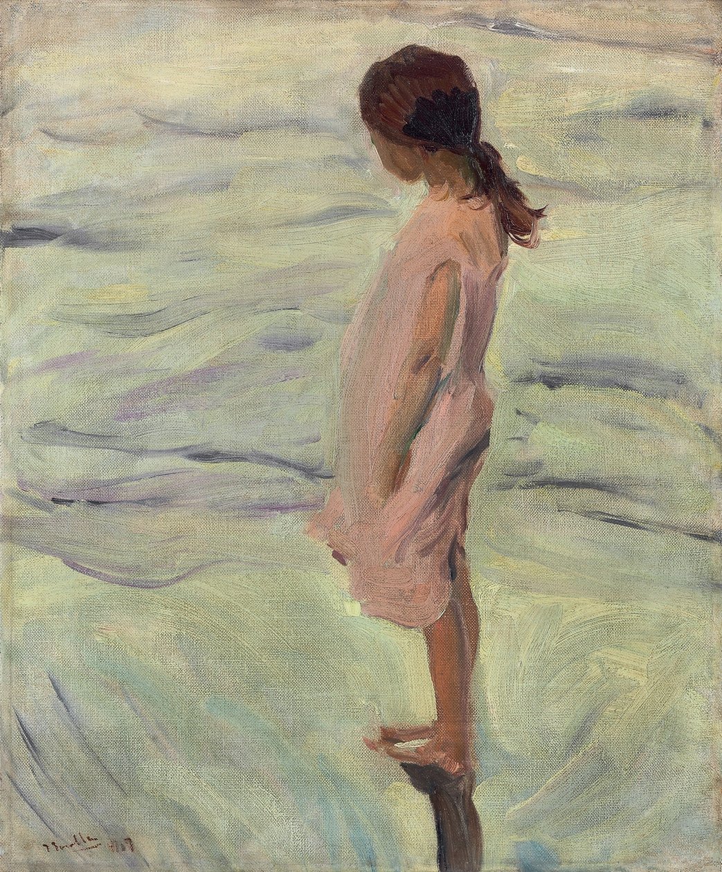 Después de puesto el sol tekijältä Joaquín Sorolla