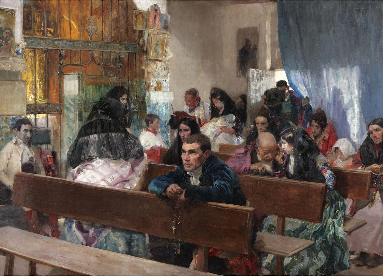 El Bautizo tekijältä Joaquín Sorolla