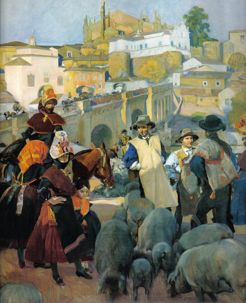 El Mercado tekijältä Joaquín Sorolla