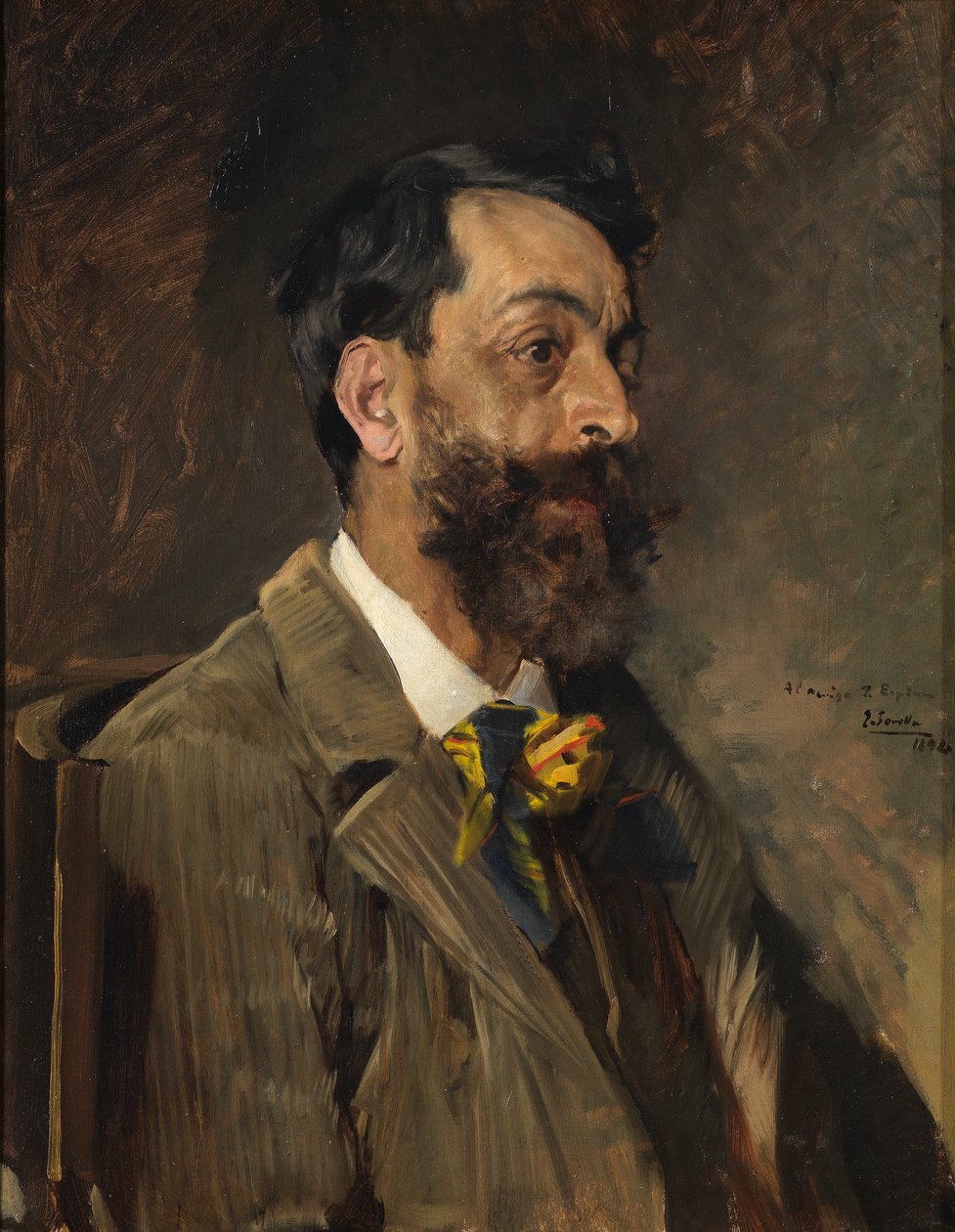Kuvataiteilija Juan Espina ja Capo tekijältä Joaquín Sorolla