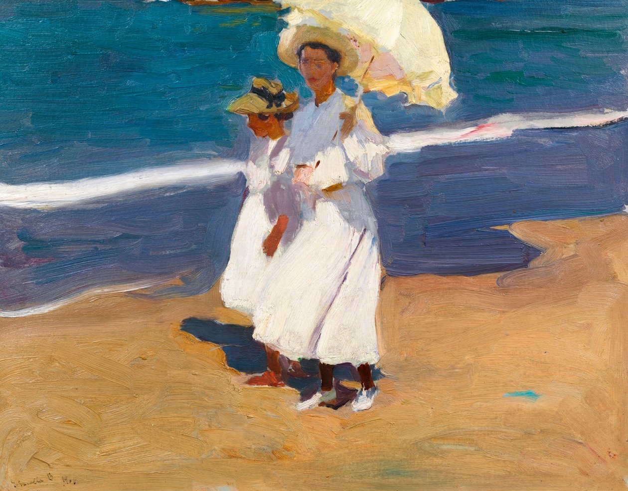 En la playa tekijältä Joaquín Sorolla