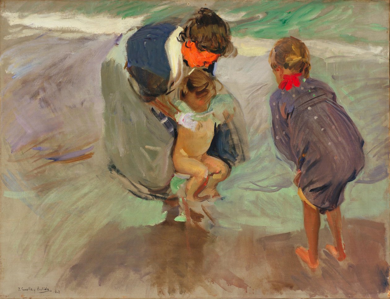 En la playa tekijältä Joaquín Sorolla