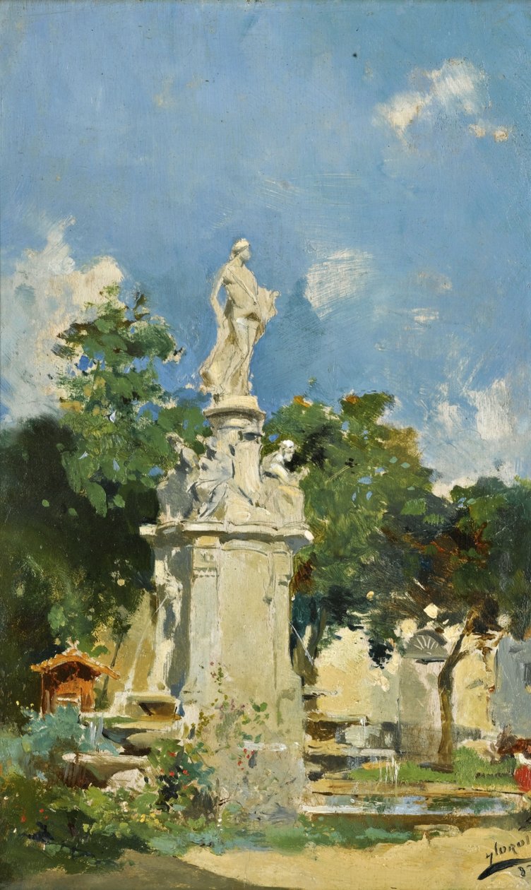 La Fuente de Apolo, Madrid tekijältä Joaquín Sorolla
