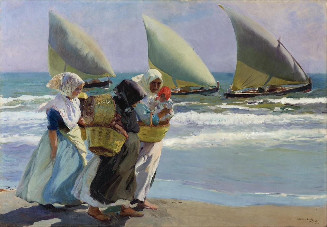 Las tres velas tekijältä Joaquín Sorolla