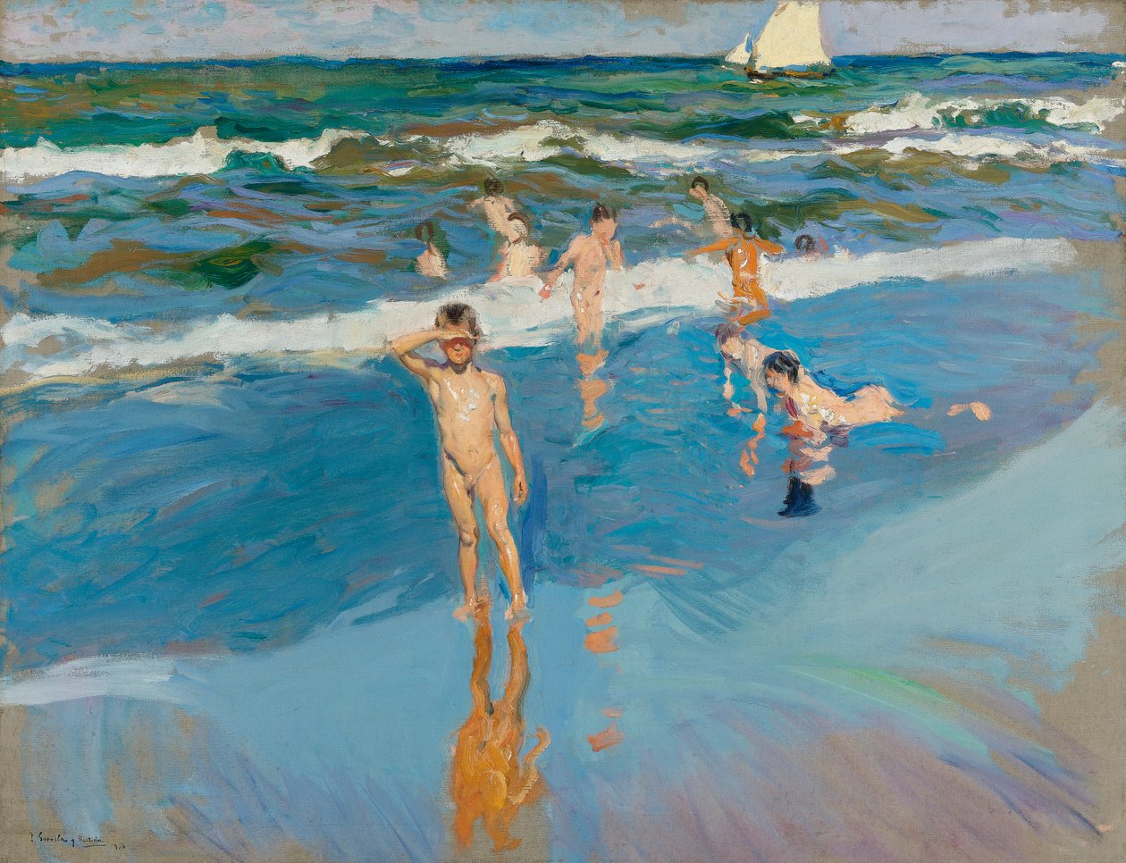 Niños en el Mar, Playa de Valencia tekijältä Joaquín Sorolla