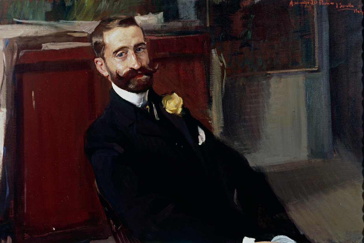 Retrato de Jacinto Felipe Picón ja Pardiñas tekijältä Joaquín Sorolla