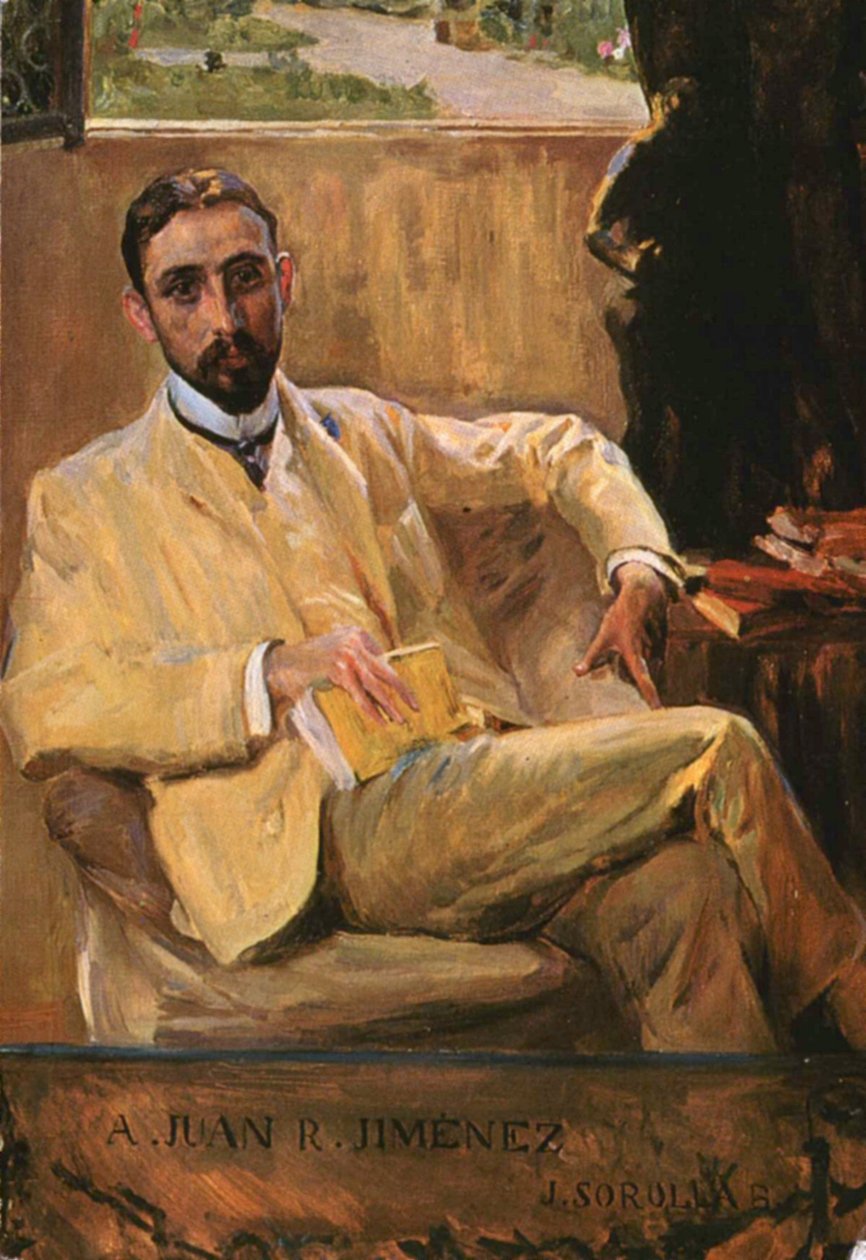 Retrato de Juan Ramón Jiménez tekijältä Joaquín Sorolla