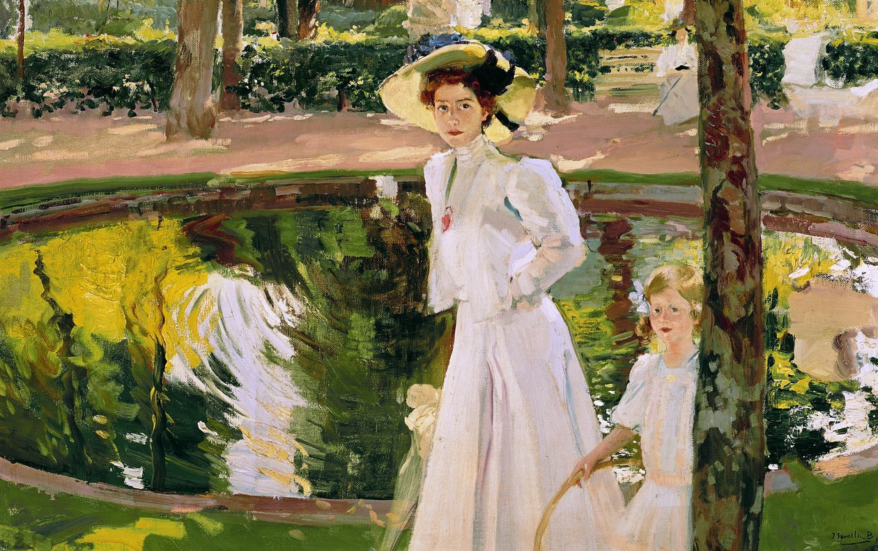 Puutarha, 1913 tekijältä Joaquín Sorolla
