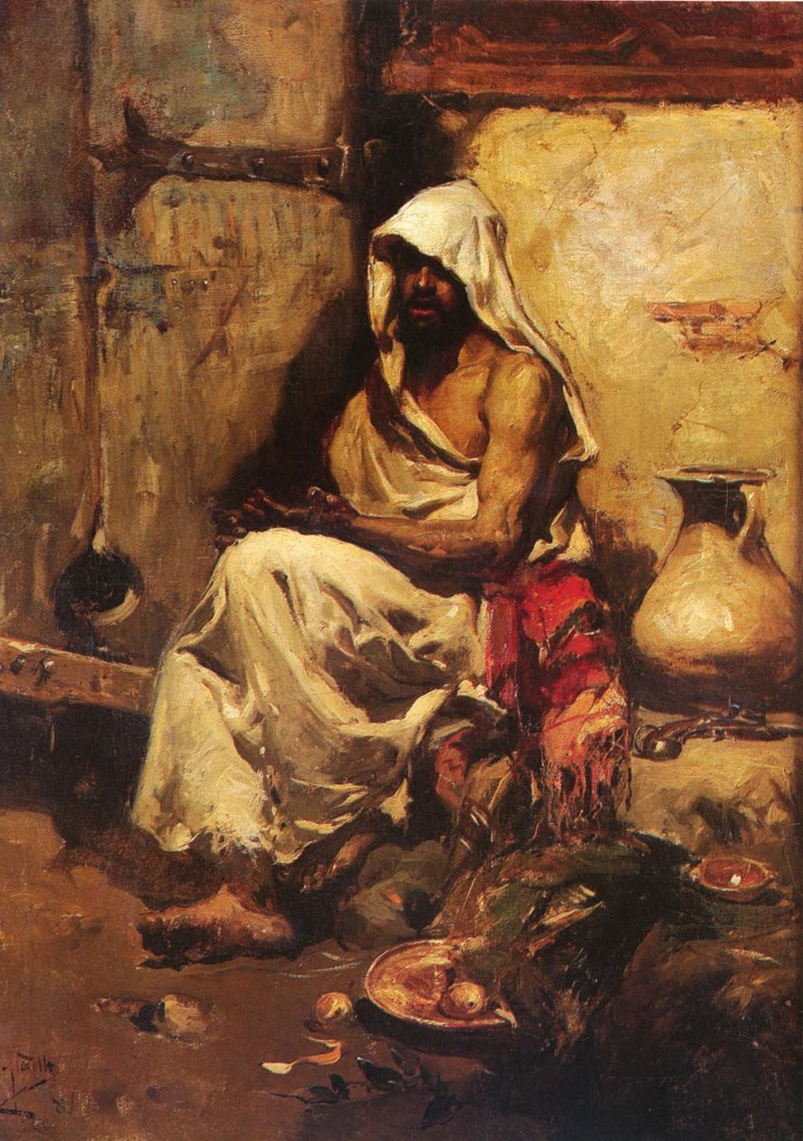 Un Arabe Examinando Una Pistola tekijältä Joaquín Sorolla