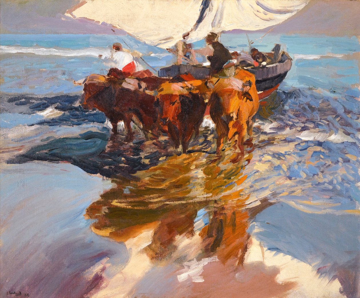 Vuelta de la Pesca, Playa de Valencia tekijältä Joaquín Sorolla